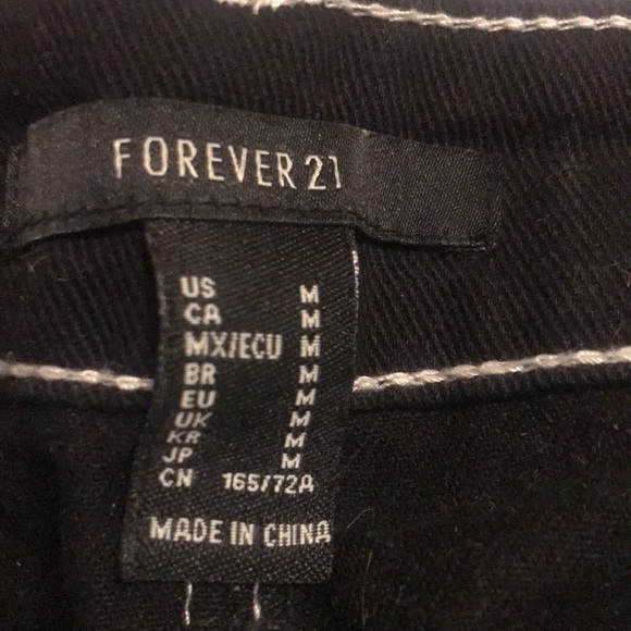 Mini jean skirt black - Picture 3 of 3